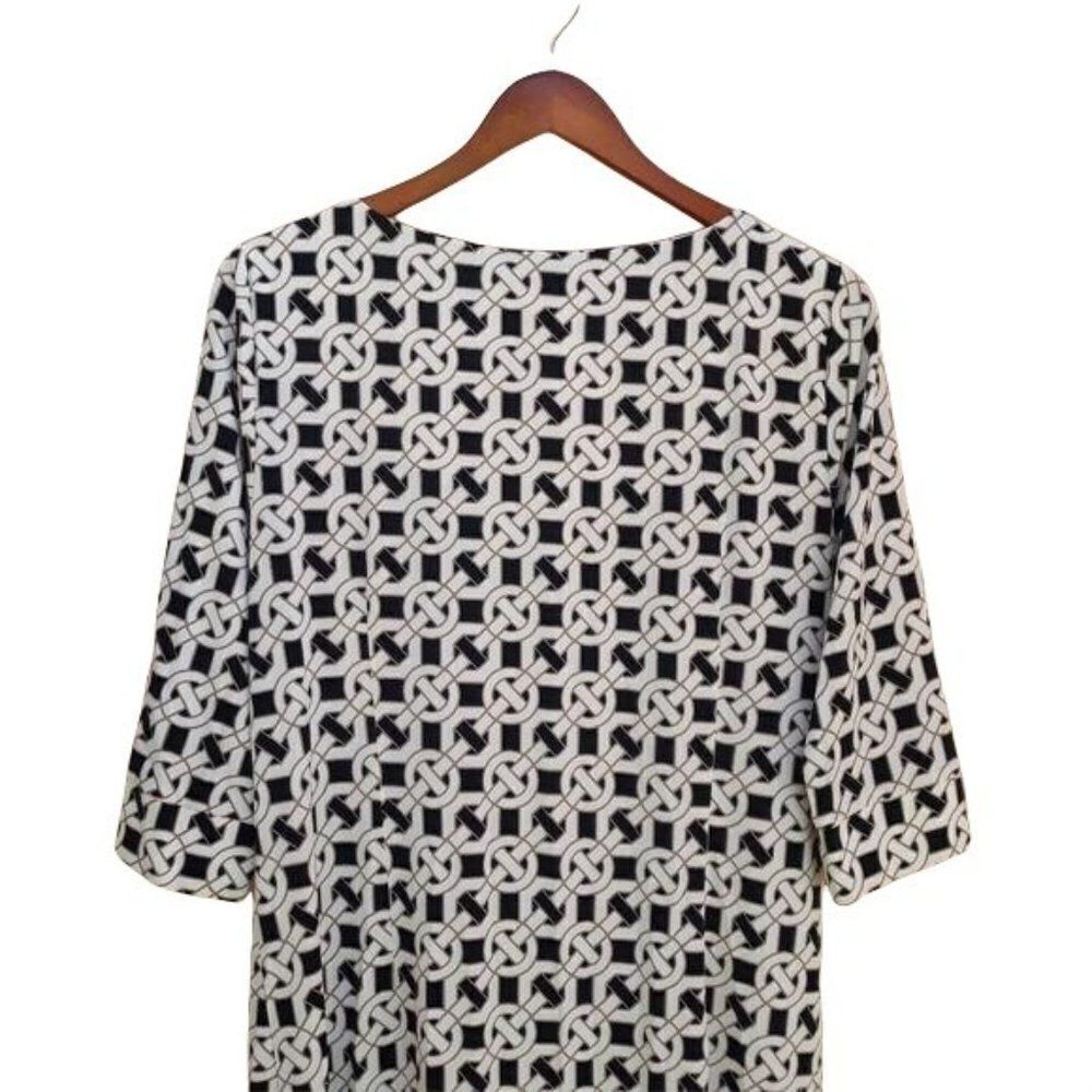 Laundry By Design Mod Chain Print Short Sleeve Sp… - image 7